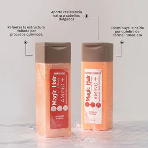 Shampoo y Acondicionador Amino+ (Banana y Piña)
